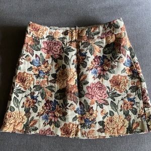 Zara flower skirt